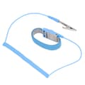 Antistatisk håndledsrem ESD jordforbindelse metalarmbånd 1,8 m lang ledning til værksted blå armbånd