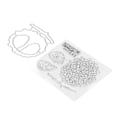 Miniatyrbilde 8 av 8: Gjennomsiktige stempler DIY-produksjon Transparent TPR Gjenbrukbar Enkel utskjæring Embossing Kortlagingsrekvisita for håndverksprosjekt