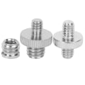 Miniatyrbilde 6 av 8: Aluminiumslegering dobbel endeadapter Skrumutter BE Light Stand Hot Shoe Mount Kit
