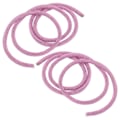 Miniatyrbilde 5 av 8: 2 stk Rhinestone Trim 6mm/0.2in DIY Sytilbehør Klær Tilbehør for Bryllupskjole Rosa Mesh Rosa Rhinestones
