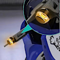 Miniatyrbilde 3 av 5: 12v Blinklys Motorsykkel Led Bar End Blinker For 22mm Styre Signal Lys Blinkende For Styre ZD L hvit til rød