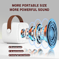 Miniatyrbillede 2 af 5: Bærbar Bluetooth trådløs karaokemikrofon til børn med 2 mikrofoner, Magic Voice Changer, LED-lys og HiFi-lydkvalitet