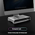 Miniatyrbillede 5 af 5: Skærmstander/Skærmforhøjer Ergonomisk Tastatur Opbevaringsstander Design Computer