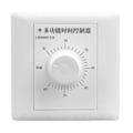Miniatyrbilde 1 av 5: AC 220V Timer Bryter Kontroll Pumpe Mekanisk Nedtelling Kontroll Interruptor Hvit 60 minutter