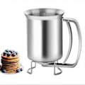 Miniatyrbillede 1 af 5: 1 stk. Dejseparator, Dejdispenser i rustfrit stål, Tragtdispenser, Tragts Dejseparator til blæksprutteboller, Dejseparator til kager, Pandekagedej