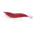 Miniatyrbild 1 av 8: 3,5 g lysande bläckfisk Jigs konstgjorda räkor fiskedrag med 2-lagers krokar Fiskredskap Tillbehör002#