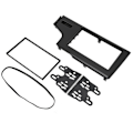 Miniatyrbillede 8 af 8: 2DIN bilradio fascia central kontrol audio navigation panel udskiftning til Fit Jazz LHD UV sort 2013‑2015