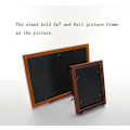 Miniatyrbillede 3 af 5: (2 pak) Justerbart jern display stativ staffeli foldbart tablet stativ holder, viser billedrammer, foto, kogebøger, iPad, kunstsamling sort