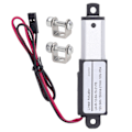 Miniatyrbillede 1 af 8: Elektrisk mikro lineær aktuator aluminium ABS jævnstrømsforsyning mini bevægelsesaktuator til landbrugsmaskiner 12V 21mm 0,8in