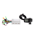 Miniatyrbillede 4 af 8: 36/48/60V 350W Motor Børsteløs Controller Elektrisk Cykel 3 Mode Sinus Bølge Controller Kit med LCD Display Panel Skift Switch