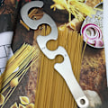 Miniatyrbilde 8 av 8: 4 hull S-formet spaghetti-måler i rustfritt stål, praktisk og holdbar kjøkkenhjelp