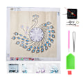 Miniatyrbild 1 av 8: Väggklocka DIY Diamantmålning Kit Hem Vägg Hantverk Diamantmålning Dekoration SetDZ242