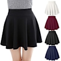 Miniatyrbillede 4 af 5: Stilfuld Flared Miniskirt - Perfekt til sommerens daglige brug M Hvid