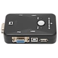 Miniatyrbild 3 av 8: USB 2.0 KVM Switch 1920x1440 2 Port Dual Monitor KVM Switch för WIN95 98 98SE 2000 ME XP