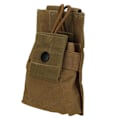 Miniatyrbild 4 av 8: Multifunktionell Molle Radiohållare Holster Walkie Talkie Väska Väska för Tvåvägsradio (Tan )