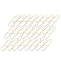 Miniatyrbillede 6 af 8: 2 æsker Simple Metal Pen Clip Notebook Bills Blyantholdere Papirclips Papirværktøj (Guld)