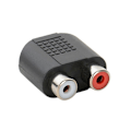 Miniatyrbilde 4 av 5: 2 stk. 3,5 mm hun til 2 hun Dual Channel Audio (2rca) Jack Converter Adapter