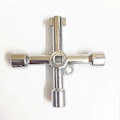 Miniatyrbilde 3 av 5: Gassnøkkel Målernøkkel Verktøynøkkel for Elektrisk Skapskap Åpningsnøkkel Sink Legering (1 stk, Sølv)