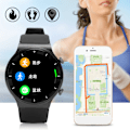Miniatyrbillede 8 af 8: Smart Sports Armbånd IP68 Vandtæt Bluetooth Ur Søvn Overvågning Smart Band Nat Sort