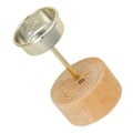 Miniatyrbilde 5 av 8: Lysestake Rund Form Trebase Hjem Dekorativ Lysestake for Stue Kontor Soverom