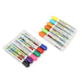 Miniatyrbillede 5 af 8: 12 farver Easy Wipe DIY Børn Børn Sletbare Markers Flydende Kridt Penne Sæt