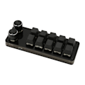 Miniatyrbilde 2 av 8: Programmerbar tastatur 10 taster 2 knotter blå bryter mekanisk hot swappable mini tastatur for spillkontor media