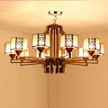 Miniatyrbillede 3 af 8: 2 STK Jernlysekrone Hængende Plade Krog Loftslys Baldakin Dekoration DIY Fitting Accessory Guld