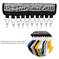 Miniatyrbillede 8 af 8: Bærbar sammenklappelig kaskettøjsholder Hanger Opbevaring Kasketter Klips Kroge Organizer Hat Holder Rejse