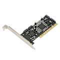 Miniatyrbillede 5 af 8: PCI til 4 ports SATA-kort 4 uafhængige serielle ATA-kanaler 1,5 Gbps Transfer PCI SATA-controller til stationær computer HDD SSD