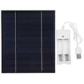 2.5W 5V Bärbar Solpanel Telefon Batteriladdare Bärbar Solcell med USB-port