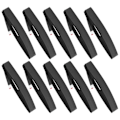 Miniatyrbillede 2 af 8: Badminton Ketsjer Overgrip Perforeret Klæbrighed Skridsikker Fiske Stang Svedbånd Greb Tapblack