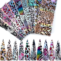 Pikkukuva 4 / 8: 20 kpl Nail Art Transfer Foil Tarrat Leopard Nail Art Foil Transfer Roll Set Kynsikääreet Tarrasarja