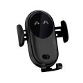Miniatyrbilde 3 av 4: Trådløs smart biltelefonholder med automatisk sensor og Qi-lading - rød (1 stk)
