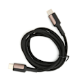 Miniatyrbilde 7 av 8: KUULAA Hurtiglading Zine-legering TypeC til TypeC Nylon Flettet Ledning Mobiltelefon Datakabel (2m)
