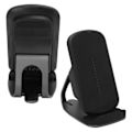 Miniatyrbillede 7 af 8: Trådløs oplader 15W hurtigopladningsstativ Dock Safe Sort Universal til IPhone 12 13