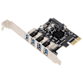 Pikkukuva 2 / 8: USB 3.0 PCIE -laajennuskortti PH64 2U/4U VL805 Chip 5Gbps Lähetys 4-porttinen USB laajennuskortti Windowsille