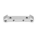 Miniatyrbilde 4 av 8: Bakre knebøyplate i aluminiumlegering for RC-bil FS 1/18 elektrisk lastebil RC-bildel (foran, sølv)