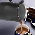 Miniatyrbillede 4 af 8: 500 ml rustfrit stålkrus til mælkeskumning, kande til kaffebar (sort)
