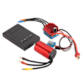 Miniatyrbillede 4 af 8: Børsteløs motor ESC-sæt 5900KV vandtæt børsteløs motor 35A ESC programmeringskort kombosæt til HSP til 1/12 RC-bil