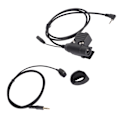 Pikkukuva 2 / 8: U94 PTT Adapter Walkie Talkie kuulokemikrofonin liitinkaapelin vaihto Motorola T6200 6200C