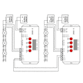 Miniatyrbild 3 av 5: K-1000C Kontroller K1000C WS2812B WS2811 APA102 T1000S WS2813 LED 2048 Pixel Program Kontroller DC5-24V-B15