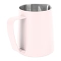 Miniatyrbilde 2 av 8: Melkeskummerkanne med spiss tut for skumming av kaffe, 310 ml, 304 rustfritt stål med innvendig skala, rosa