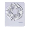 Pikkukuva 4 / 5: Kannettava USB-ladattava pieni pöytätuuletin 4500mAh akku Ultra hiljainen 4 nopeutta Taitettava pöytätuuletin kotiin, toimistoon, leirintäalueelle, valkoinen
