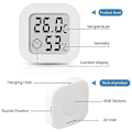 Miniatyrbillede 2 af 5: Indendørs Hygrometer Termometer, 3 stk. Mini LCD Høj Nøjagtighed Digital Hygrometer Termometer_SZXM