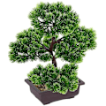 Miniatyrbild 3 av 4: Konstgjord Bonsaiträd Falsk Växtdekoration Konstgjorda Inomhusväxter i Krukor Bonsai Tallväxt