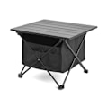 Miniatyrbillede 1 af 5: Udendørs Camping Bærbar Sammenklappelig Bord Aluminiumlegering Camping BBQ Gadeboder Sidebord Sort S med Opbevaringspose