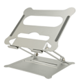 Miniatyrbild 8 av 8: Silver Bärbar Laptop Stativ Portabel Skrivbord Fällbar Retractable Lyftbar Justerbar Vinkel Aluminiumlegering Kylning Dator Stativ