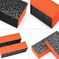 Miniatyrbilde 3 av 5: Neglebuffer og -polerer for manikyr og pedikyr (Oransje)