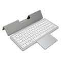 Miniatyrbillede 3 af 8: Tablet-tastaturhuse med touchpad, aftagelig samtidig driftstilstand, multifunktionelt tablethuse til Win XP, Win 7, 10, 11, sølv