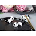 Miniatyrbillede 3 af 5: 2025 Egnet 6 stk. Sød Keramisk Panda Spisepinde Hvile Stativ Holder til Spisepinde, Keramisk Vare Spisepinde Stativ Hvile